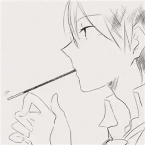 男生的简笔画头像图片大全二次元简笔画高冷手绘女生头像简笔画图片