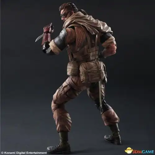 88美金!《合金装备5》新play arts snake手办公布