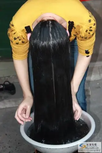 剪下一把超长浓密长发来来往往1424