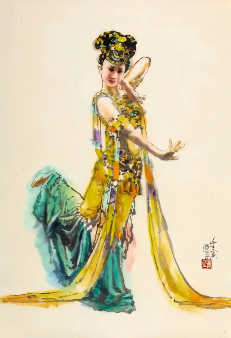 舞蹈人物画创作的新高度王西京舞韵系列赏析