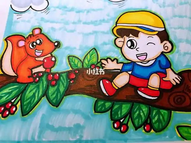 我的动物朋友简笔画 我的动物朋友简笔画手抄报