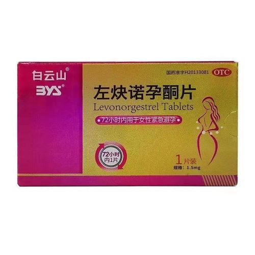 白云山 左炔诺孕酮片1.