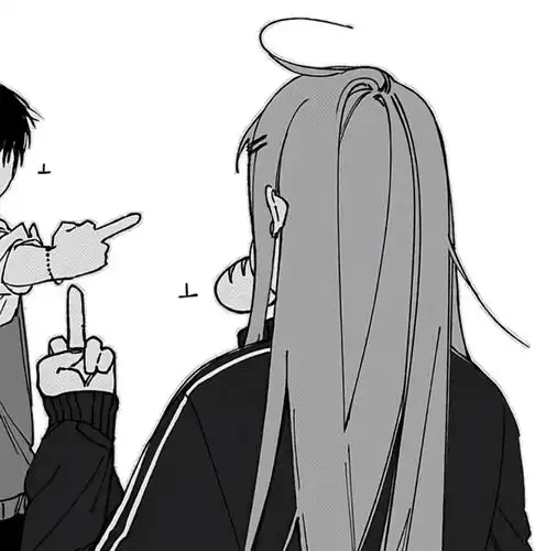 情侣头像 动漫情头 黑白