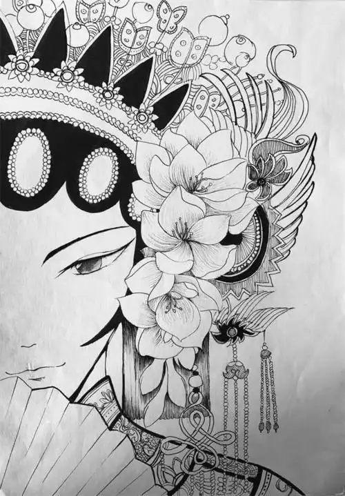 高难度的好看的简笔画 简笔画图片大全-普车都