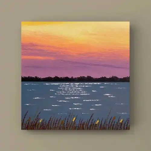 油画棒入门  #油画棒教程  #油画棒画 #油画棒风景   #我的手工日常