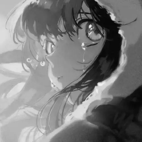 寂寞孤独伤感黑白头像图片