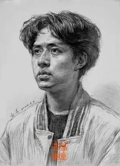 超详细四分之三侧男青绘画步骤图来了