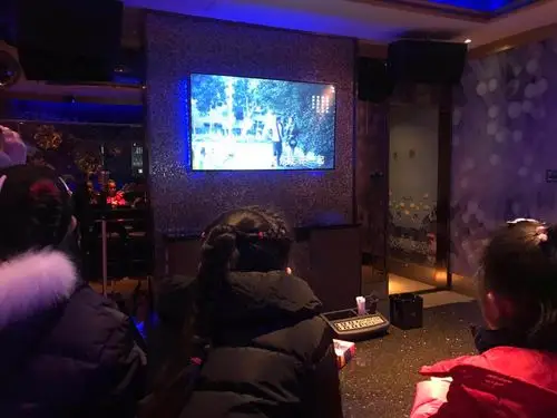 的那天下午,我,哥哥,姐姐和妹妹,还有家里一大群人一起去了卡拉ok唱歌