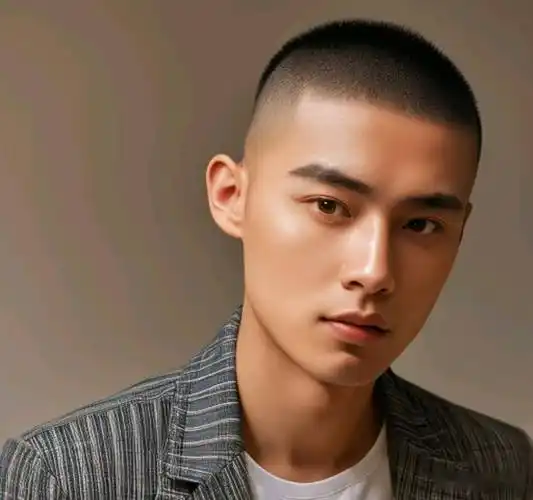 男发剪来剪去,最有型还是超短小寸头,精神利落免打理_发型_时尚_形象
