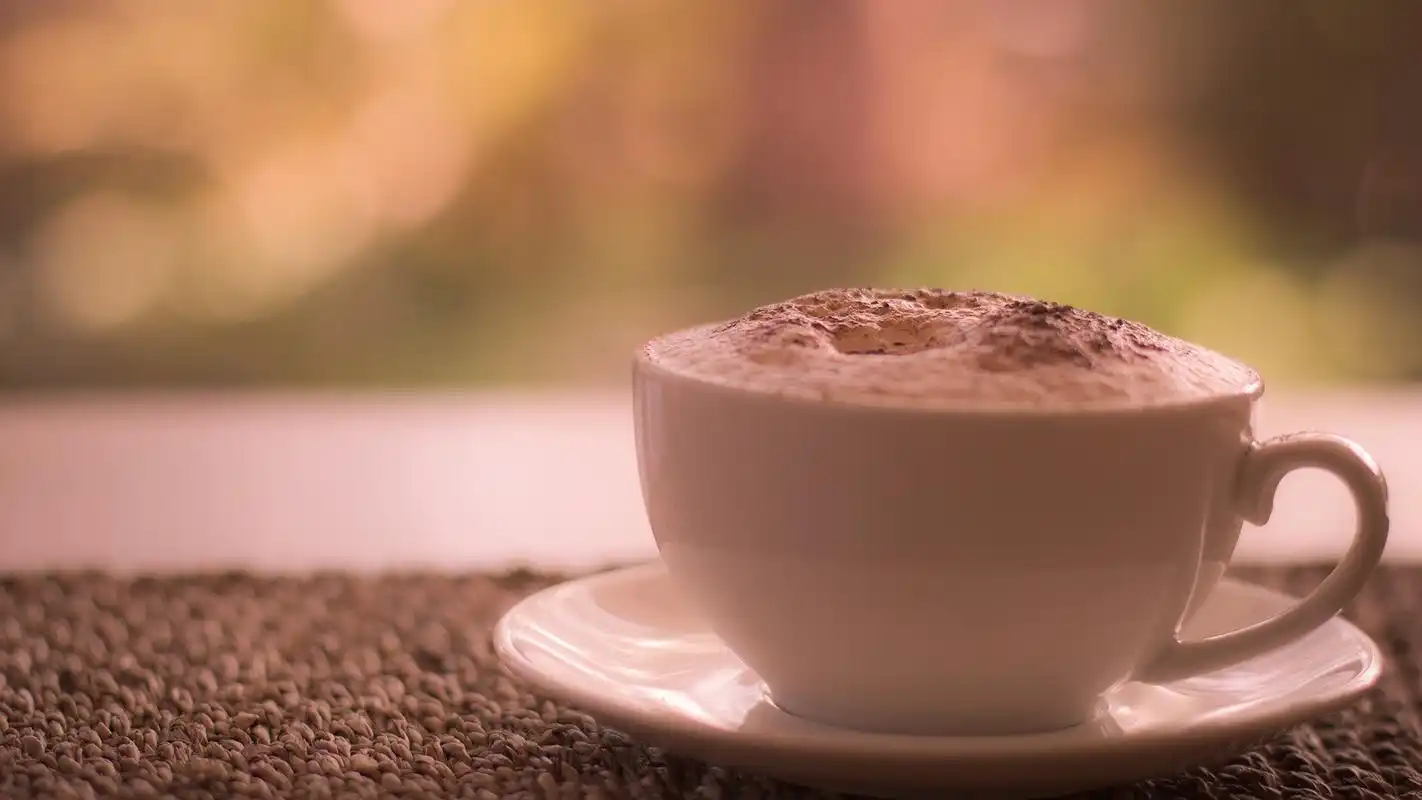 清新咖啡杯唯美桌面背景图片,壁纸类别:唯美,分辨率:1920x1080