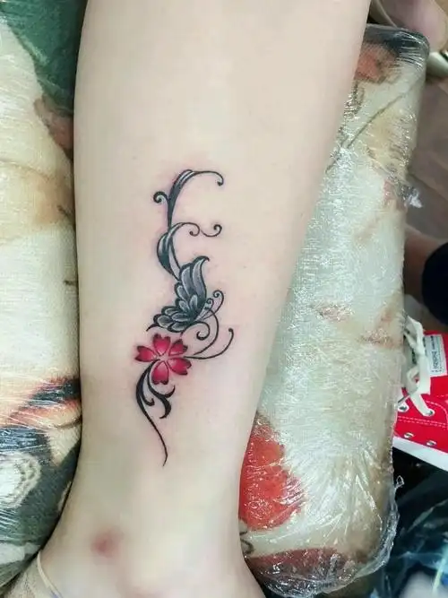 小花_纹身图案手稿图片_silence的纹身作品集