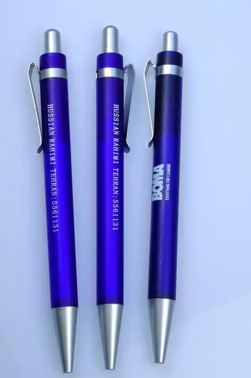 【外贸款蓝色喷砂杆圆珠笔 按动塑料壳圆珠笔 文具代理加盟】价格,厂