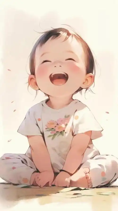 治愈壁纸,孩子们天真的笑容,是世界上最美的风景