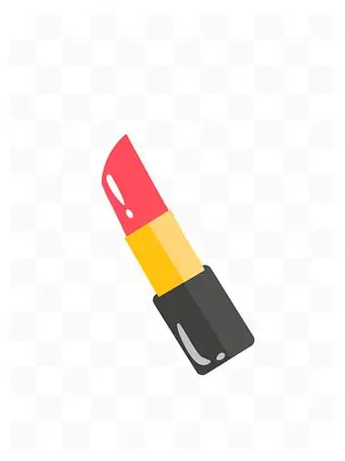 一只红色的卡通口红免 i>抠 /i> i>图 /i>