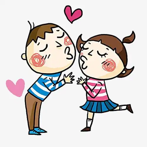 卡通秀恩爱头像_微信头像图片大全