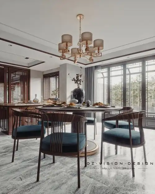 新中式茶室餐厅