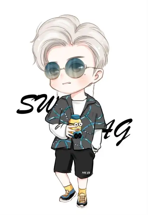 蔡徐坤 swag动漫q版 - 堆糖,美图壁纸兴趣社区