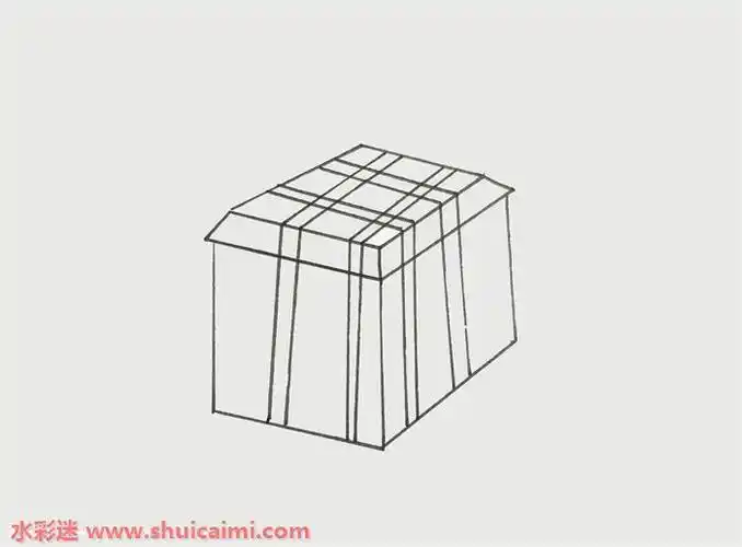 空投箱简笔画教程