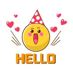 你好hello喜欢打招呼表情包