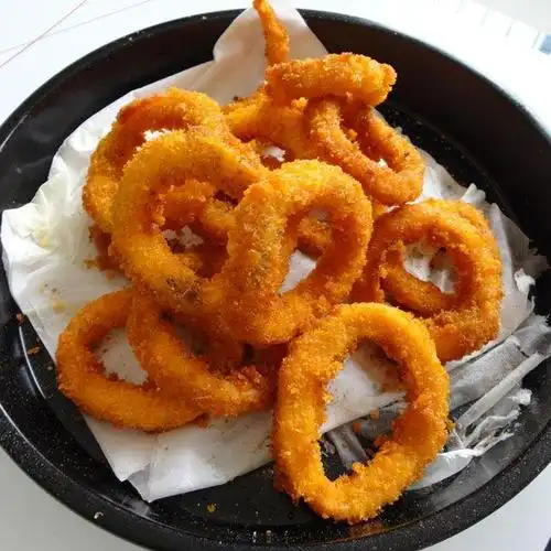 香酥鱿鱼圈,酥脆美味,给孩子自制的健康小零嘴