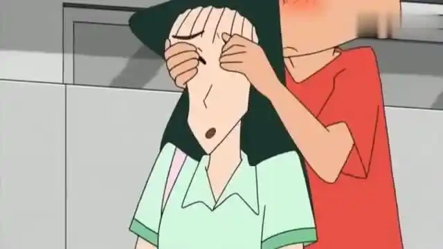 蜡笔小新:小新想象长大后和娜娜子相亲相爱