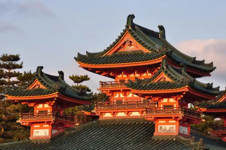 二人节假游575: 第6集 日本古建筑游 2017.03.27 京都的平安神宫