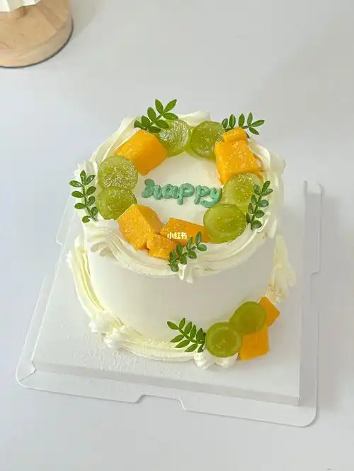 4寸简约ins小清新水果蛋糕|南昌蛋糕