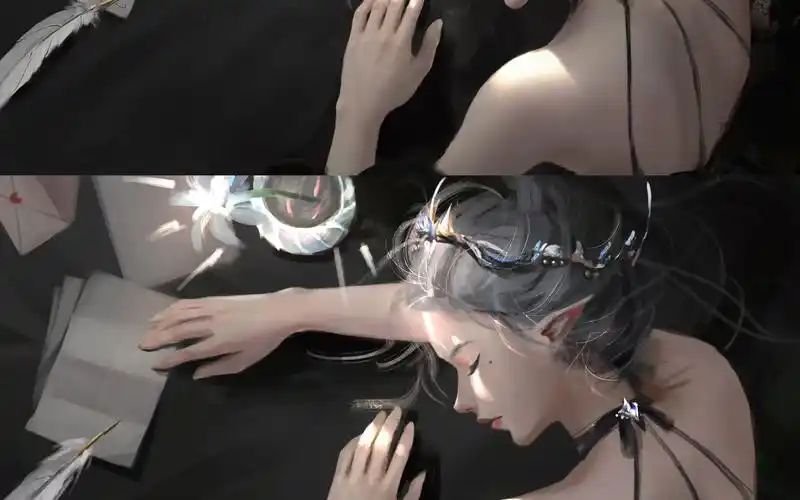 【临摹】鬼刀海琴烟 (我用hsb滑块取色不是吸色qwq)_哔哩哔哩 (゜-゜)