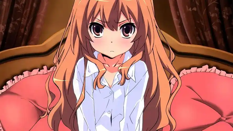 人物,坐着,长发,黑发,看着你,动漫,动漫女孩,动漫本子,toradora!