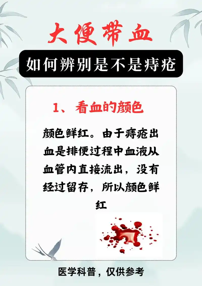 出血量大有些痔疮出如何辨别是不是痔疮大便带血导致患者贫血医学科普