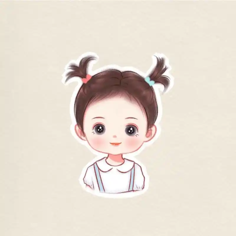 96超可爱的手绘卡通萌娃头像宝宝头像 这组头像真的太可爱啦,清新