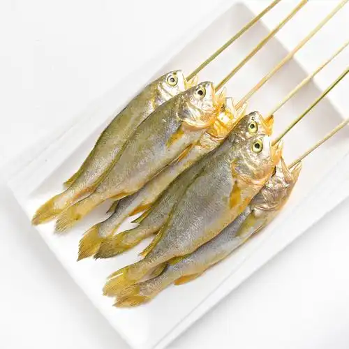 小黄黄鱼烧烤半成品200串网红腌制串串冷冻广东黄鱼