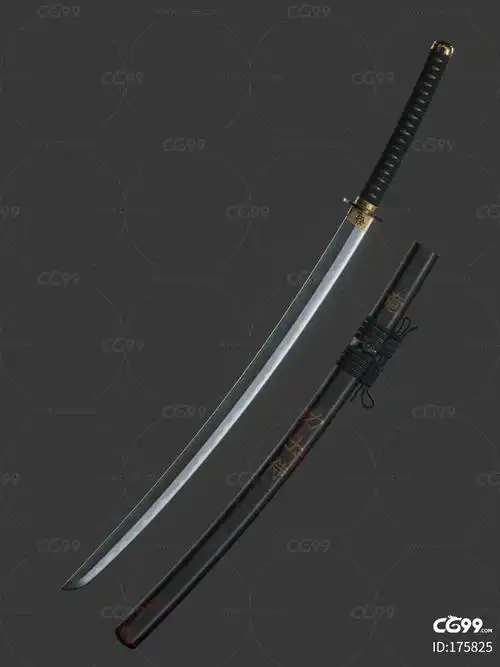 日本武士刀 东洋刀 太刀 冷兵器 忍者刀 古代武器 刀客 忍者短刀