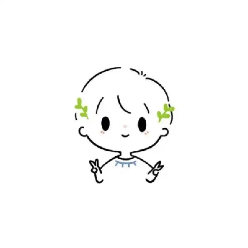 简约白底|手绘头像 这世界看似纷繁无双,但本质还是你一人的世界