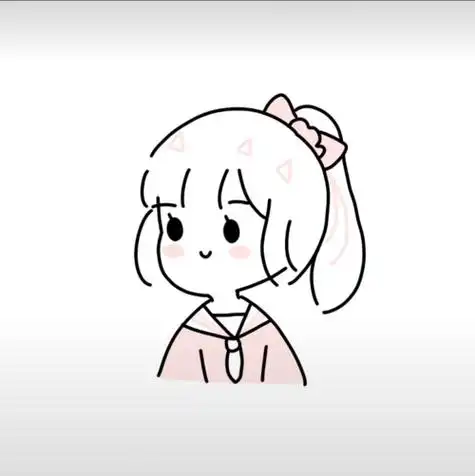 简笔画女孩简笔画可爱简笔画女孩儿萌萌哒q版小女孩简笔画可爱动漫