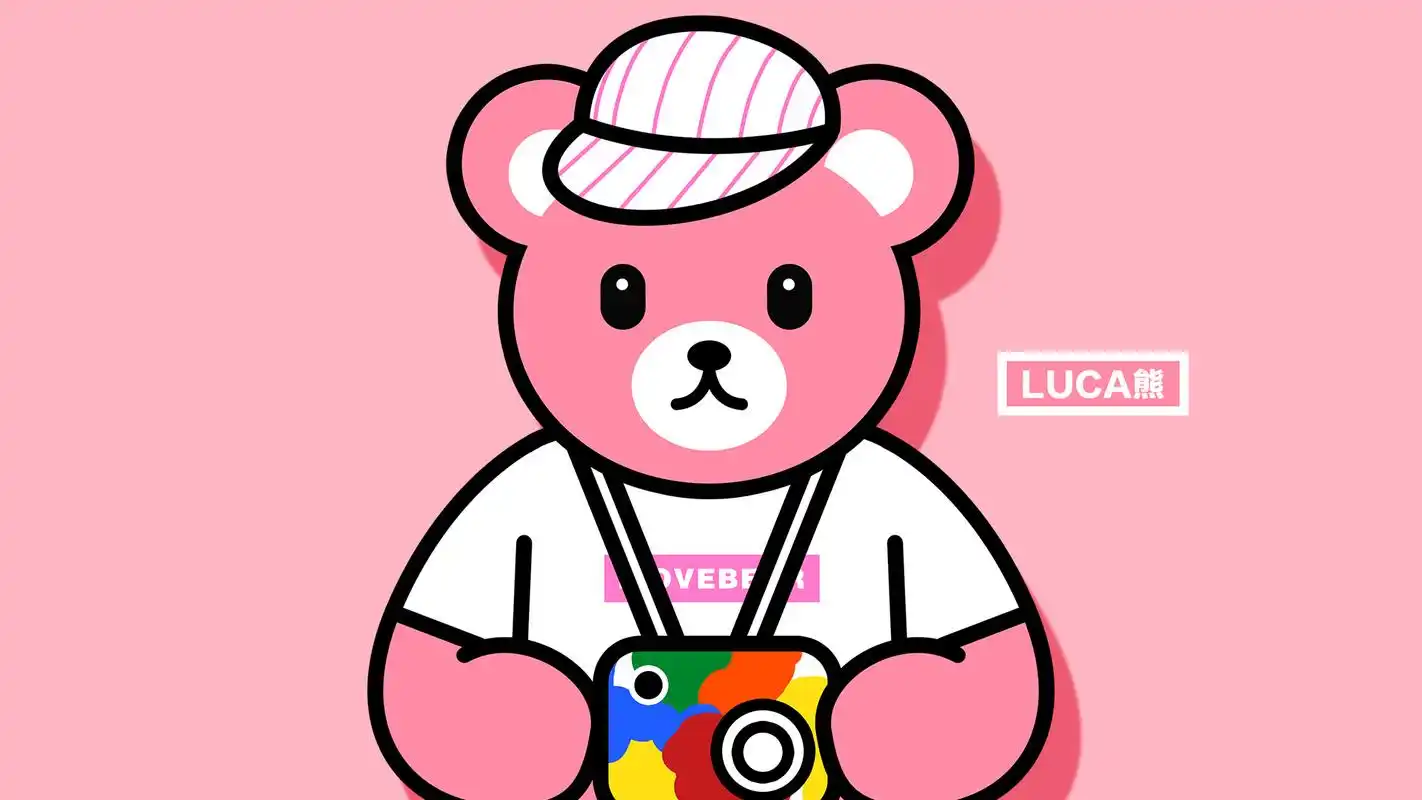 luca熊卡通桌面壁纸 - 第15张