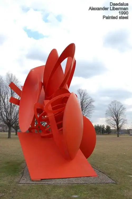 红色钢铁猛兽:钢的极致面貌|钢铁|雕塑|利伯曼_新浪收藏_新浪网