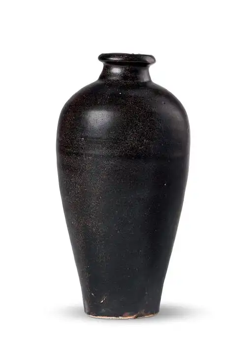 1044 南宋 吉州窑黑釉梅瓶