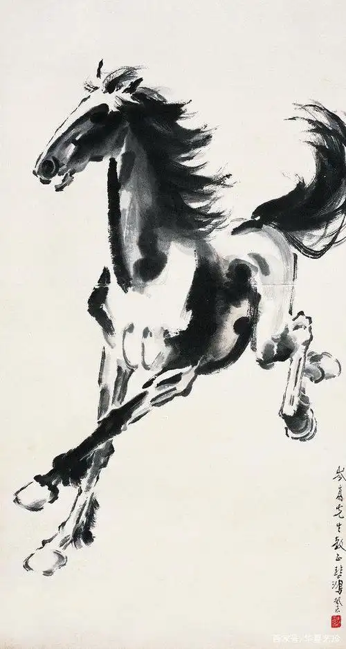 徐悲鸿价格最高的十幅作品及奔马图欣赏|中国画|画家|绘画|油画|艺术