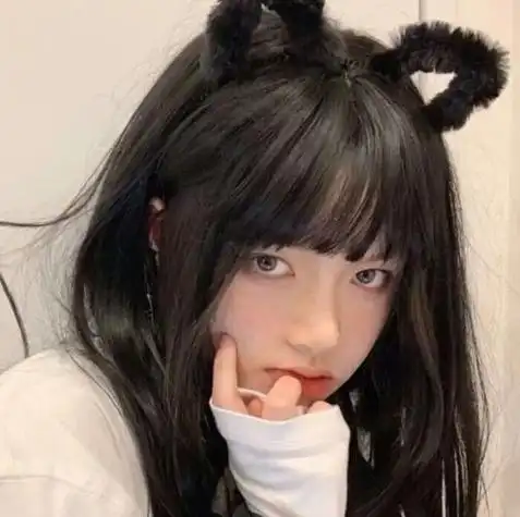 仙女头像第72期猫耳朵可爱女生头像超级招桃花