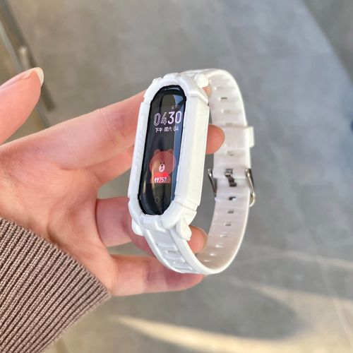 适用小米手环8/7/6/5nfc腕带七小米3/4手环八代表带冰川限定款替