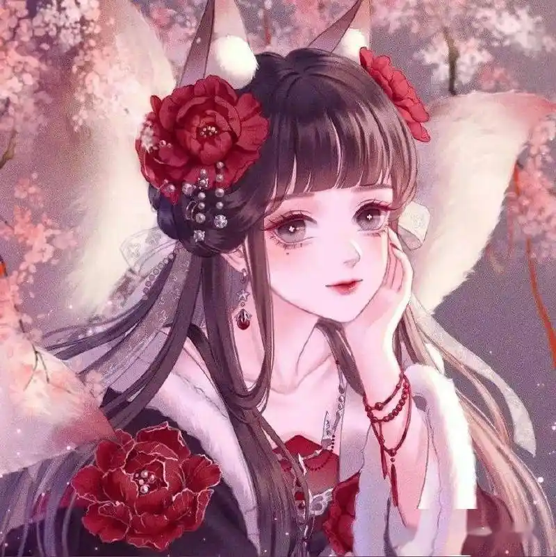 中秋节可以用的可爱古风头像哦