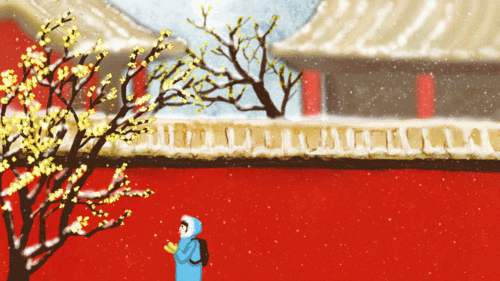 分享收藏虎年插画中国风虎年插画古风练习樱花树下古风练习古风练习