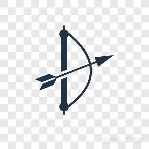 射箭矢量图标简单和现代平面符号的网站移动标志应用程序ui.