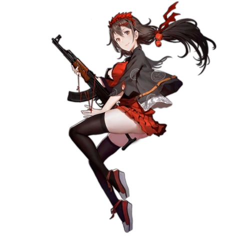 立绘素材二次元枪娘手游官方少女前线画集1400p