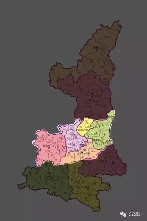 历史上唐帝国的政治中心是首都长安及其周边的关中地区(环绕着渭河).