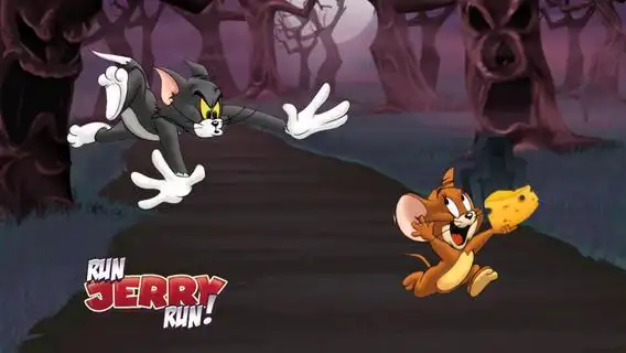 为了不让jerry吃到cheese,tom在他们酷跑的路上放置了各种各样的障碍