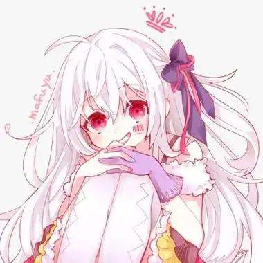 动漫紫系少女头像可爱