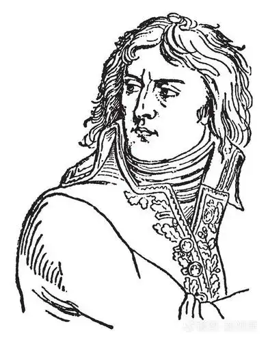 领袖,也是法国第一位皇帝,绘制或雕刻插图插画-正版商用图片138z8k-摄