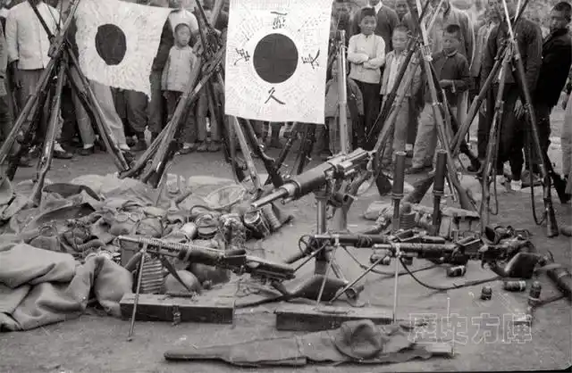 八路军缴获的日军战利品.